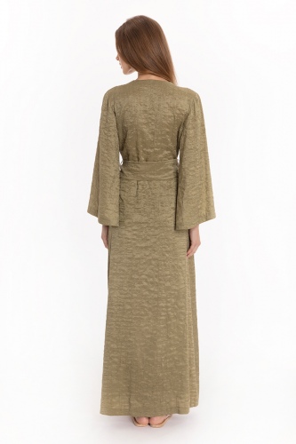 Suzy Silk Wool Dress Green