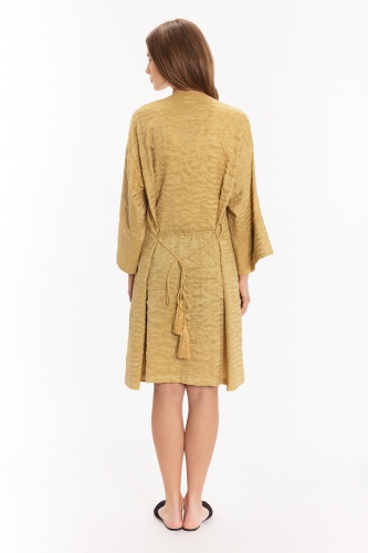 Ottoman Silk Kaftan Yellow