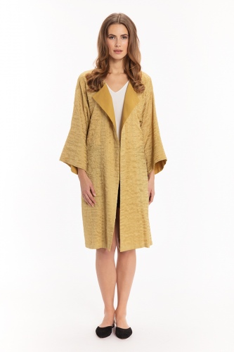 Ottoman Silk Kaftan Yellow