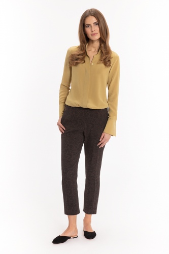 Hande Silk Blouse Yellow