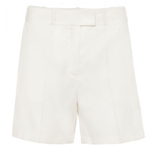 Salma Silk Shorts Ecru