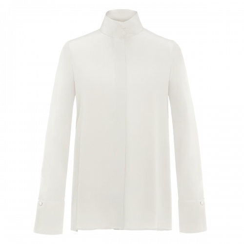 Hande Silk Blouse Ecru